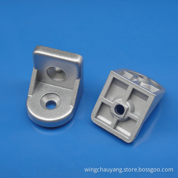 T Slot Gusset Element with Zn-Alloy Used for 40 Series